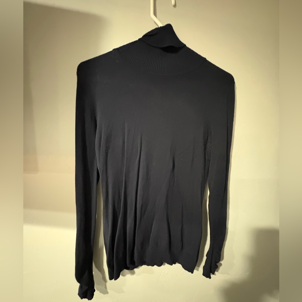 THE LIMITED- NAVY BLUE TURTLENECK